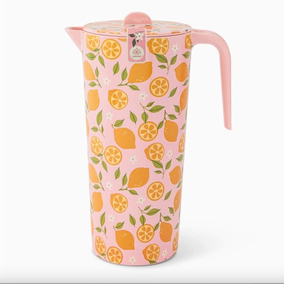 67.6oz Melamine Pitcher - Lemons - Picture 2 of 2